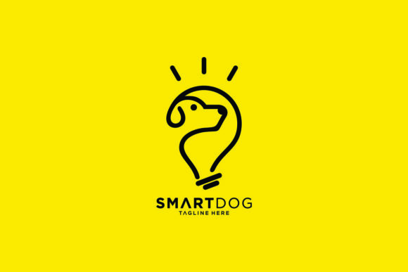 Download Smart Dog Vector Graphic Logo Line Style - Vector graphic Collection