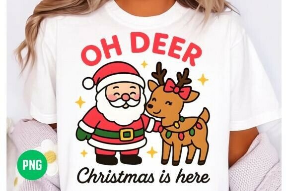 Download OH Deer Christmas is Here SVG PNG - Premium Resources