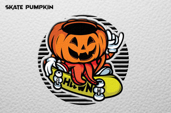 Download Pumpkin Skate Vector Graphic - Vector graphic Collection