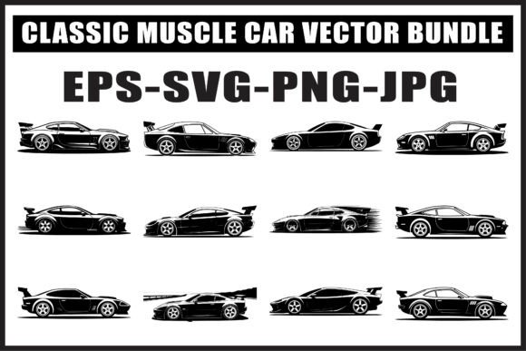 Download Classic Muscle Car SVG Bundle - Premium Resources