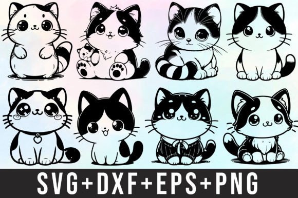 Download Cute Cat Svg Bundle - Cat svg Collection