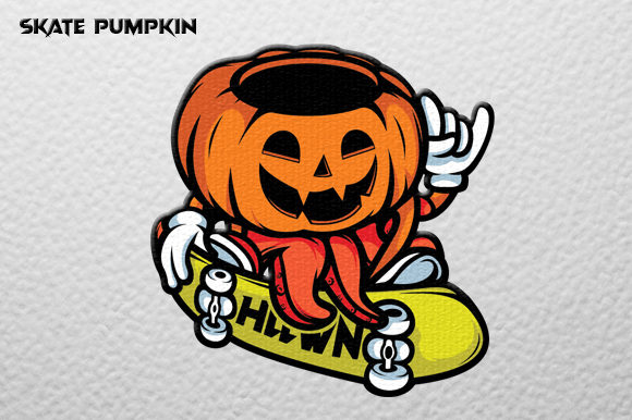 Download Pumpkin Skate Vector Graphic - Vector graphic Collection