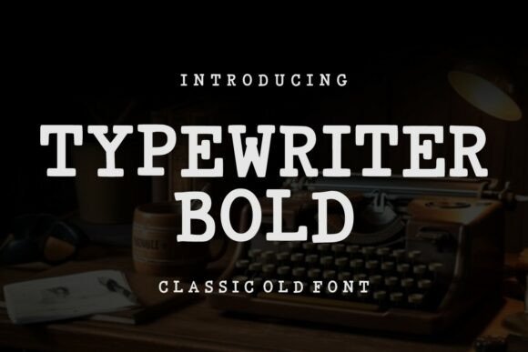 Download Typewriter Bold - Premium Resources