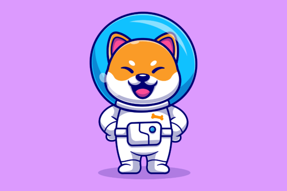 Download Cute Shiba Inu Dog Astronaut Standing - Shiba inu dog Collection