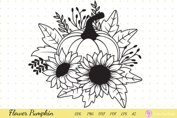 Download Flower Pumpkin Svg, Thanksgiving ,Fall . - Pumpkin svg Collection