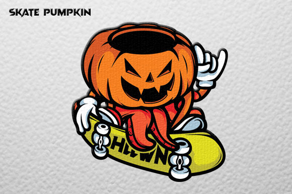 Download Pumpkin Skate Vector Graphic - Vector graphic Collection